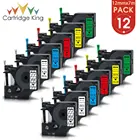 12 шт., набор этикеток для принтера DYMO, 6912 мм