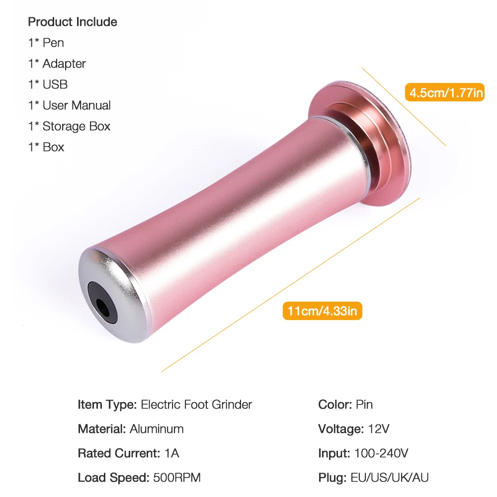 Многофункциональная электрическая шлифовальная машина для ног отшелушивания