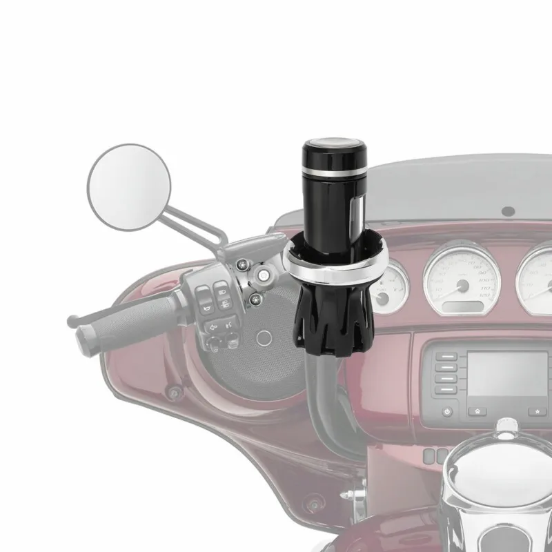

Universal Motorcycle Handlebar Mount Drink Cup Bottle Holder For Harley Touring Dyna XL and other models with 1& #39 Handlebar