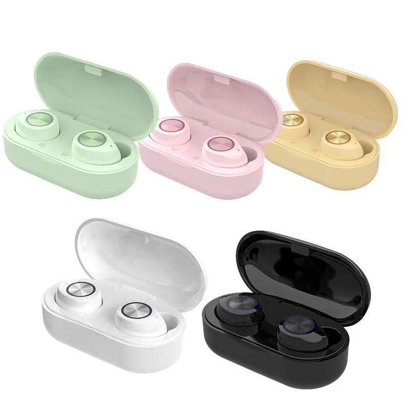 Беспроводные наушники Bluetooth HiFi гарнитура Lady Macaron TWS Touch Handsfree стереонаушники с