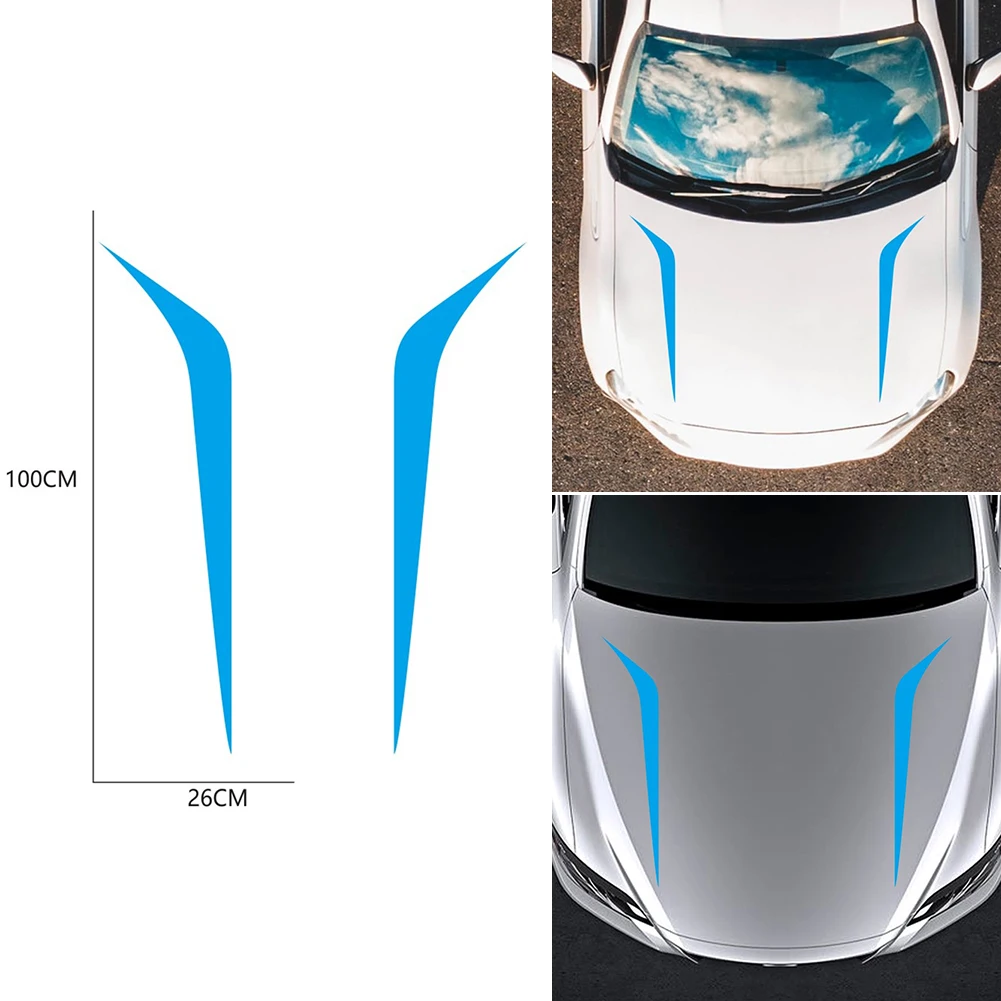 

1Pair DIY Car Stickers Strips Car Decals Door Decoration Waterproof Vinyl Car Body Stickers Side Skirts Car Decoration Tools