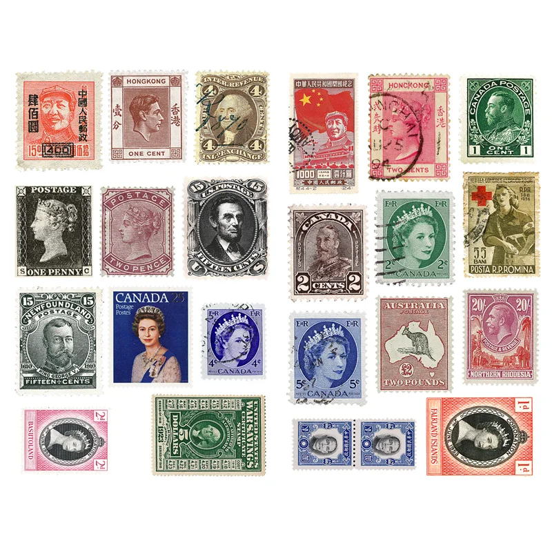 1 шт. винтажные мировые марки небольшие эстетические дневники дорожные бумажные