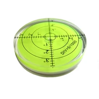 large universal 6612mm spirit bubble level degree mark surface circular level bubble for measuring tool green color
