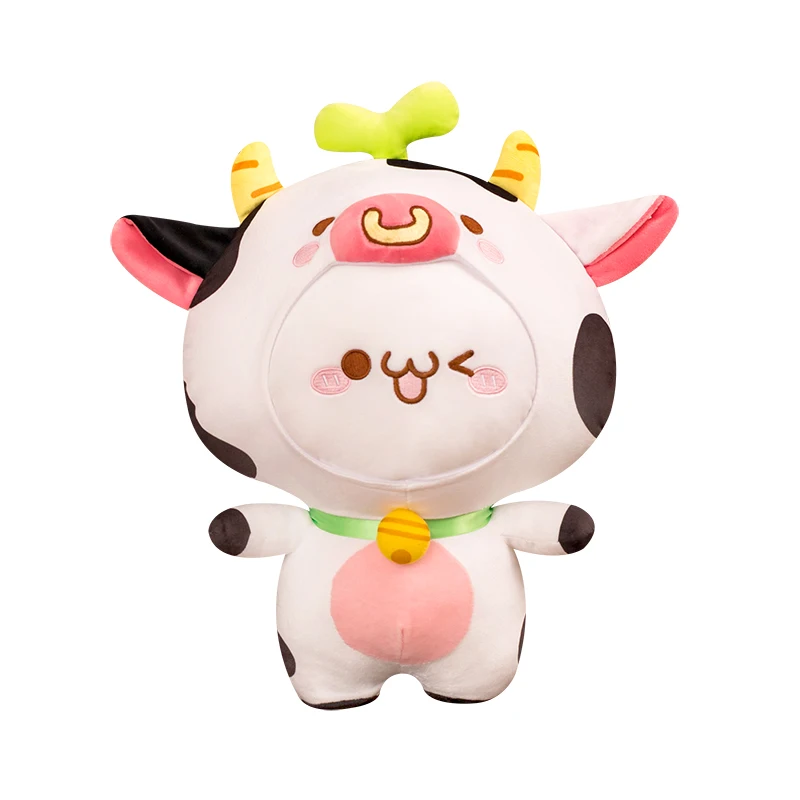 20 42 см творческий Kawaii крупного рогатого скота клецки игрушки мягкие милые
