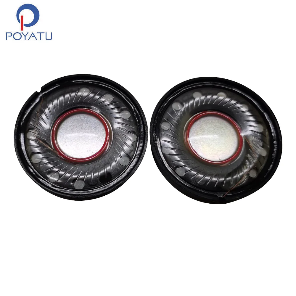 

POYATU 40mm Headphone Speaker Parts For MARSHALL Monitor Loudspeakers Headset Speaker 32ohm Bass HIFI Auriculares Speakers DIY