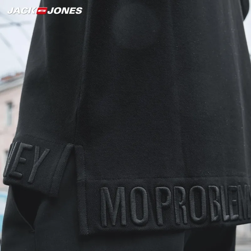 JackJones мужская вышивка круглый воротник пуловер Толстовка 219333520