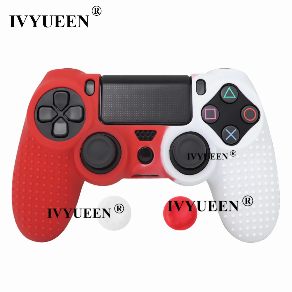 Силиконовый чехол IVYUEEN для PlayStation 4 Dualshock PS4 Pro тонкий с джойстиками