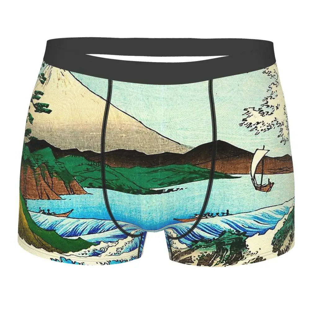 

Suruga Satta No Kaijo Ukiyo-e Japanese Art Woodblock Prints Ando Hiroshige Underpants Homme Panties Men's Underwear