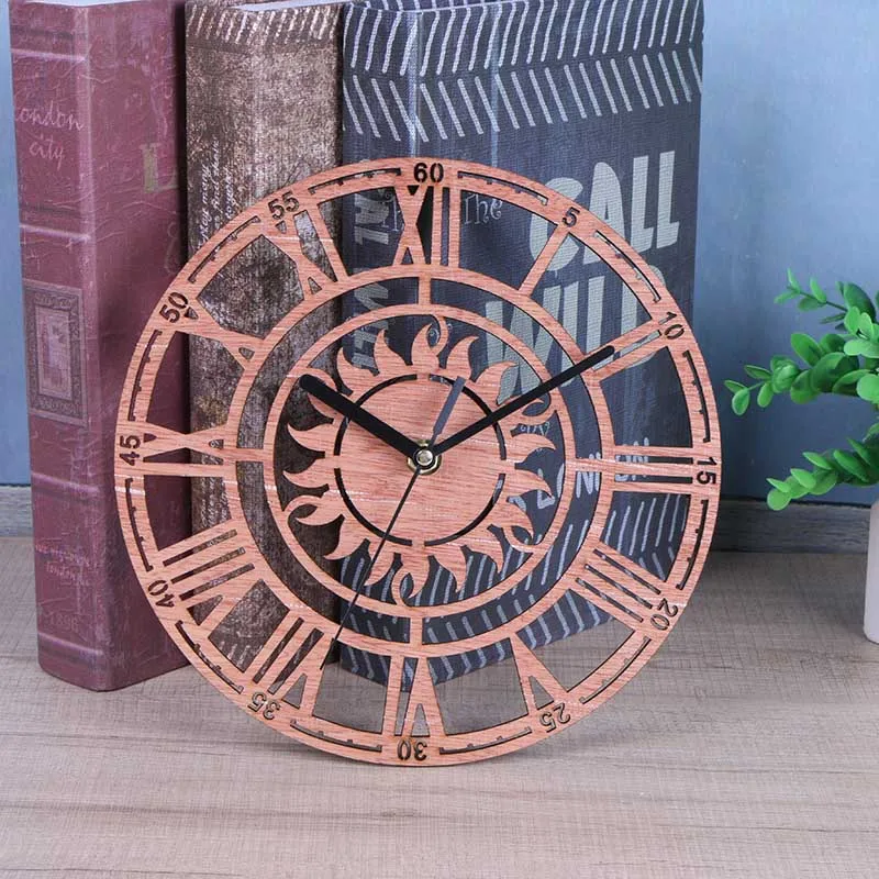 Деревянные настенные часы сделай сам Подвесные для дома гостиной кофейни