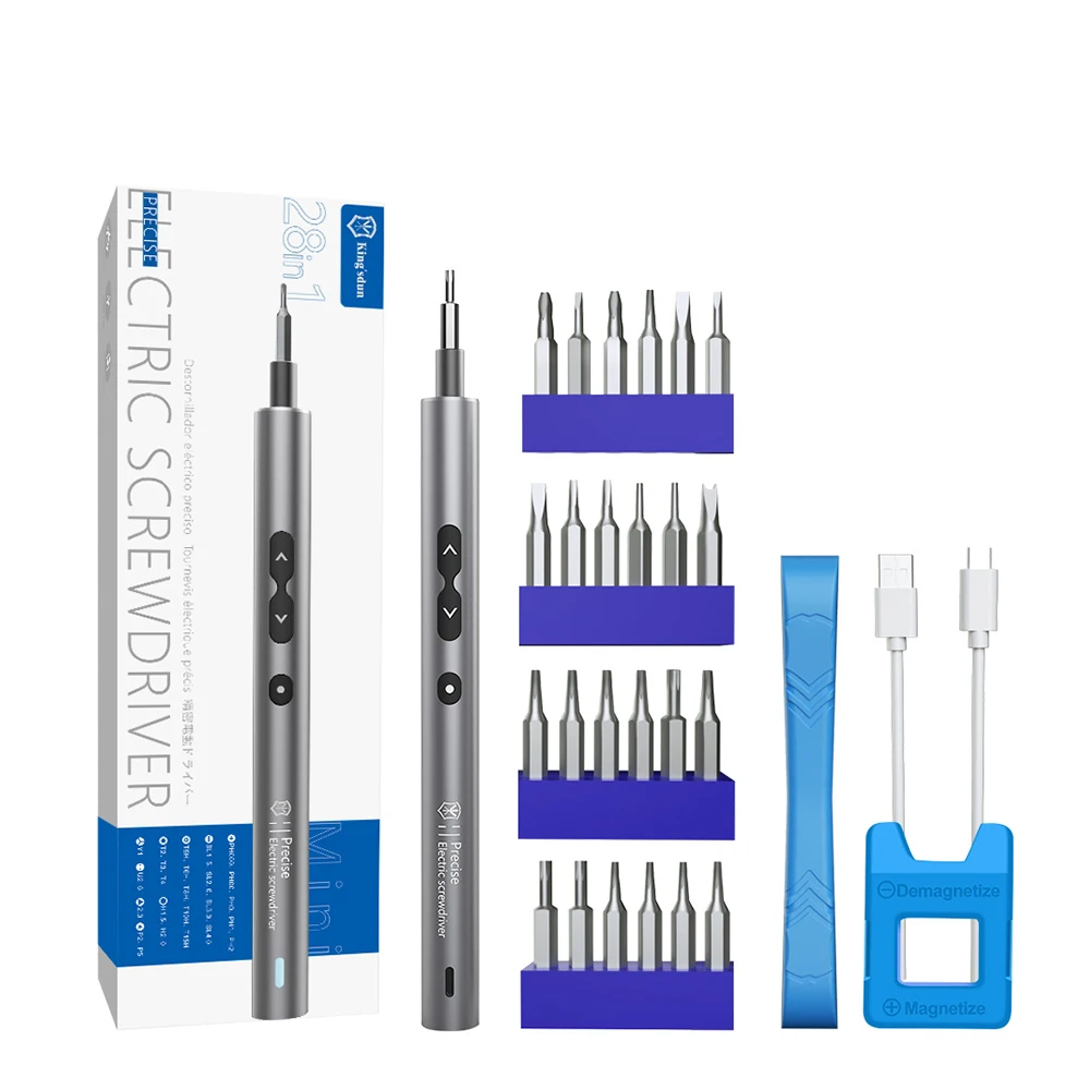 

Миниатюрная электрическая отвертка 28 в 1 для ремонта телефонов Xiaomi, ноутбуков, магнитные многофункциональные отвертки, Набор прецизионных ...