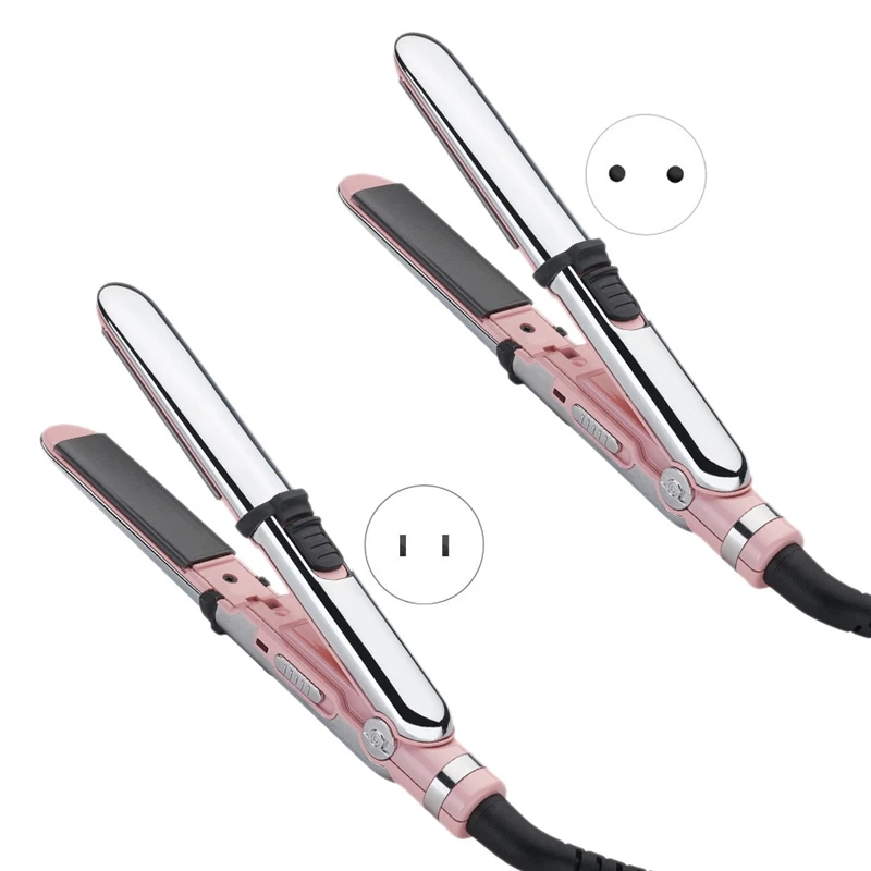 

Mini Hair Iron 2IN1 Pro Titanium Hair Straightener PTC Fast Heating Iron Hair Curler