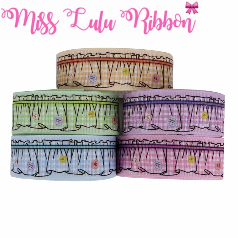 

16 мм-75 мм сладкие пончики серии печатные Grosgrain/Foe ленты радужные полосы DIY Волосы Bowknots вечерние украшения 50 ярдов/рулон