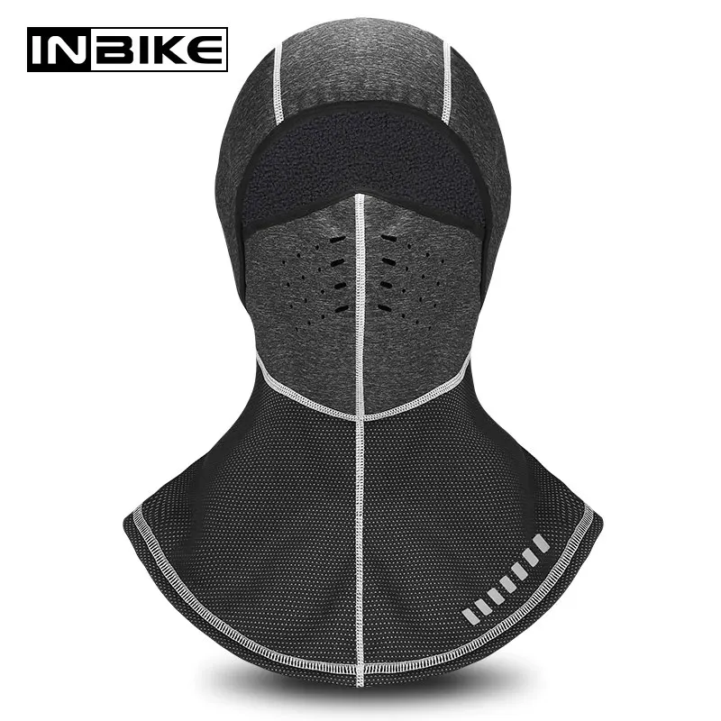 INBIKE мотоциклетная маска для верховой езды мотоцикл уход за кожей лица маска Кепки велосипед шарф уход за кожей лица Термальность флис шапочка с козырьком мотоцикл теплые мотор Головные уборы