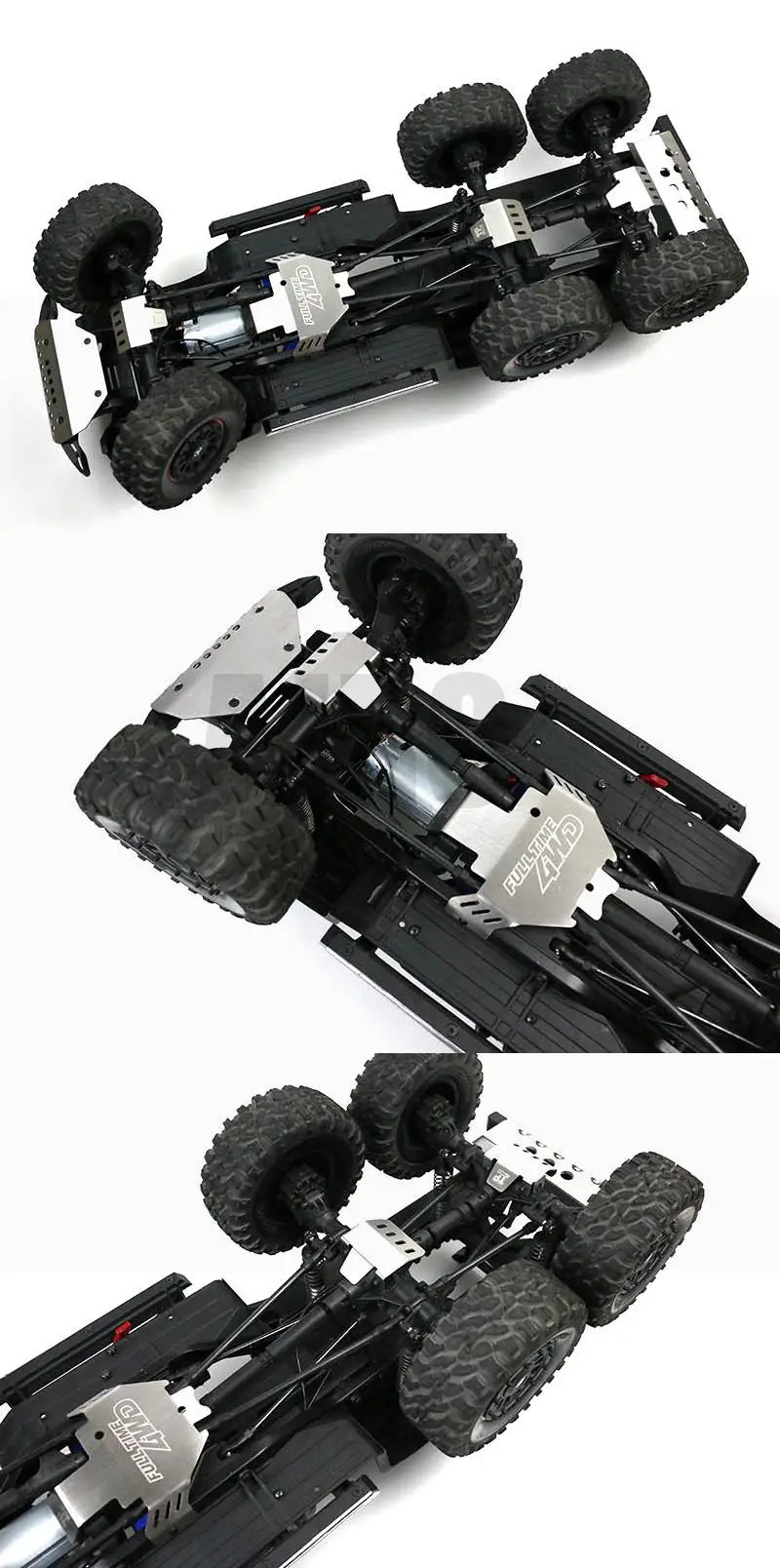Trx-6 de metal para coche teledirigido, placa de deslizamiento de protecci&oacute;n de armadura de parachoques G63 para Traxxass TRX6 TRX-4 G500 88096-4 opci&oacute;n de actualizaci&oacute;n-2