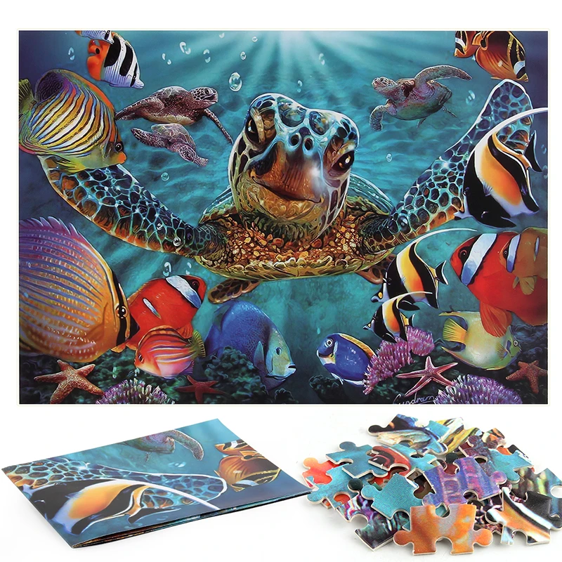Sea turtle Puzzle 1000 Pieces Jigsaw for Adults Kids |