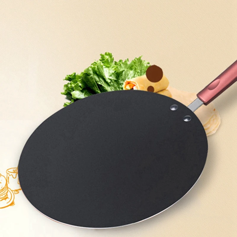 

1x Aluminum Alloy Pancake Pan Crepe Maker Flat Pan Griddle Pan with Spreader & Pack of 8, Natural Seagrass Place Mat