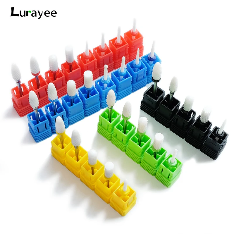 

Nail Drill Bits Milling Cutters for Manicure Ceramic Carbide Tungsten Nail Art Equipment Nail Drill Machine Accessory Tools