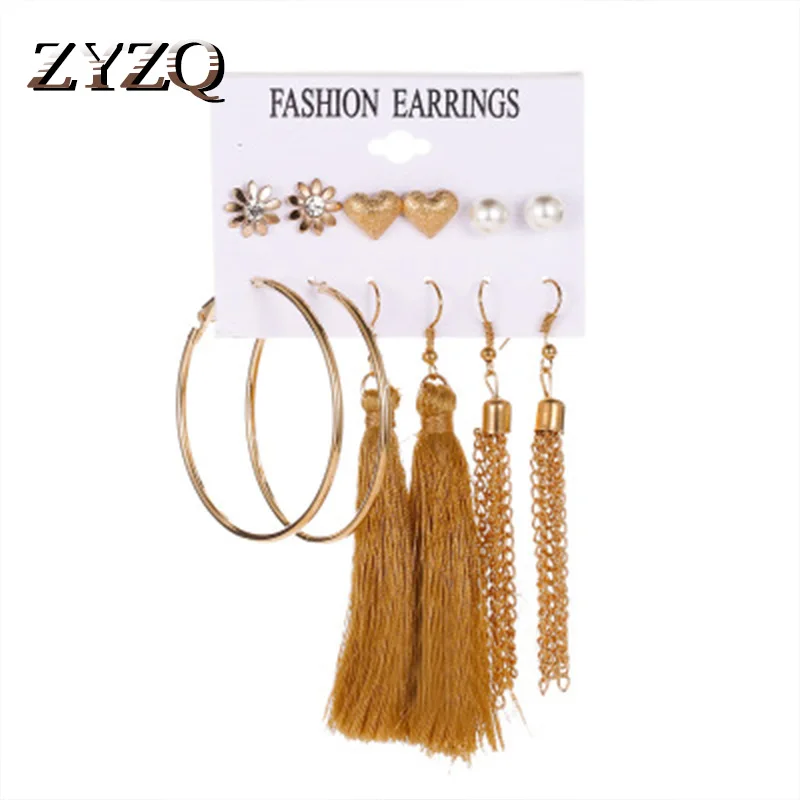 Набор изысканных серег ZYZQ специальный подарок на день рождения ювелирные