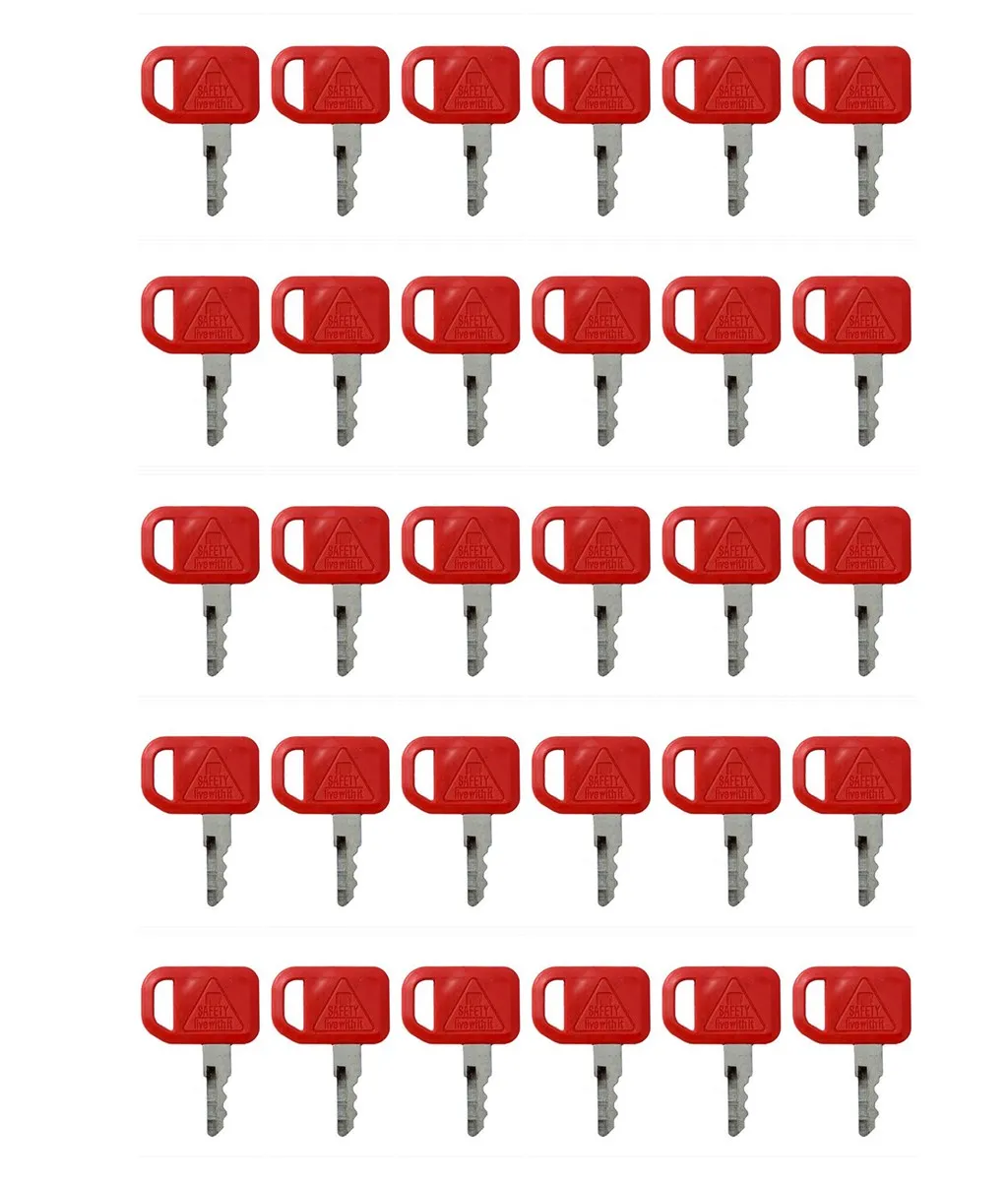 

30pc For John Deere Skid Steer Compact Tracked Loader Ignition Key T209428