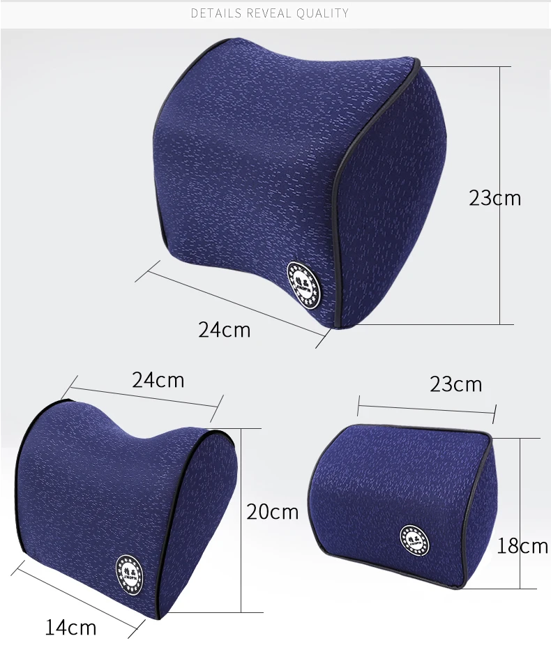 1 шт. подголовник для автомобиля подушка сиденья кресло в авто пена с памятью