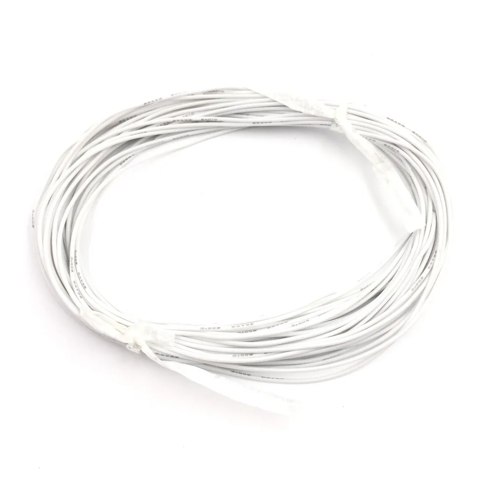 5 м/лот 22AWG силиконовый провод Ультра гибкая тестовая линия Силикагель кабель высокая температура провода мягкая Луженая Медь модель проводника