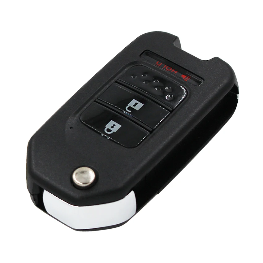 Обновленная Складная флип карта с кнопкой 2 + 1/3 433 МГц чип ID46 идентификатор FCC: