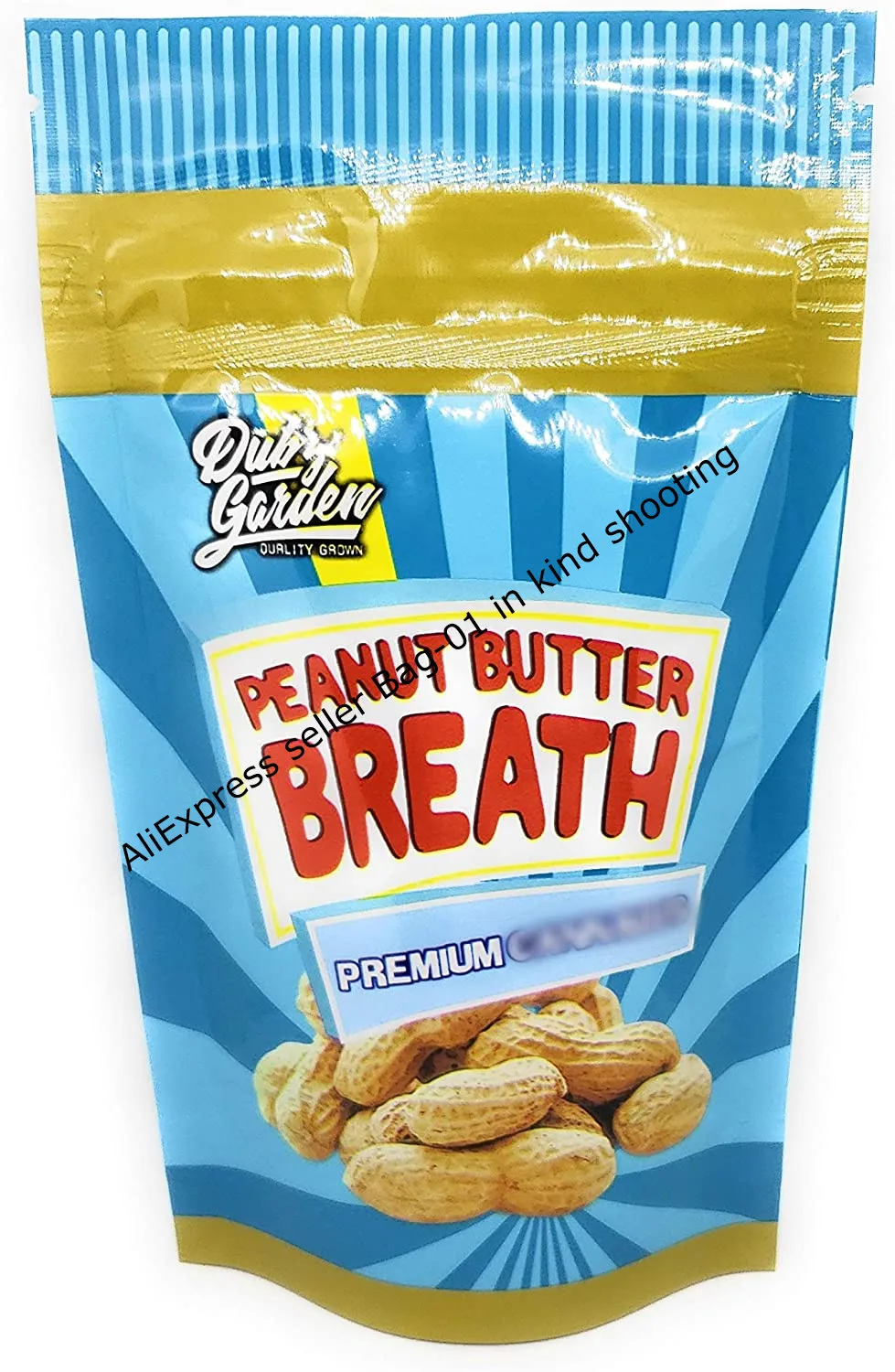 

Peanut Butter Breath 7 Gram Mylar Bags, Premium, Heat Seal, Smell Proof, Child Proof, Resealable Zipper Storage Bags (50)