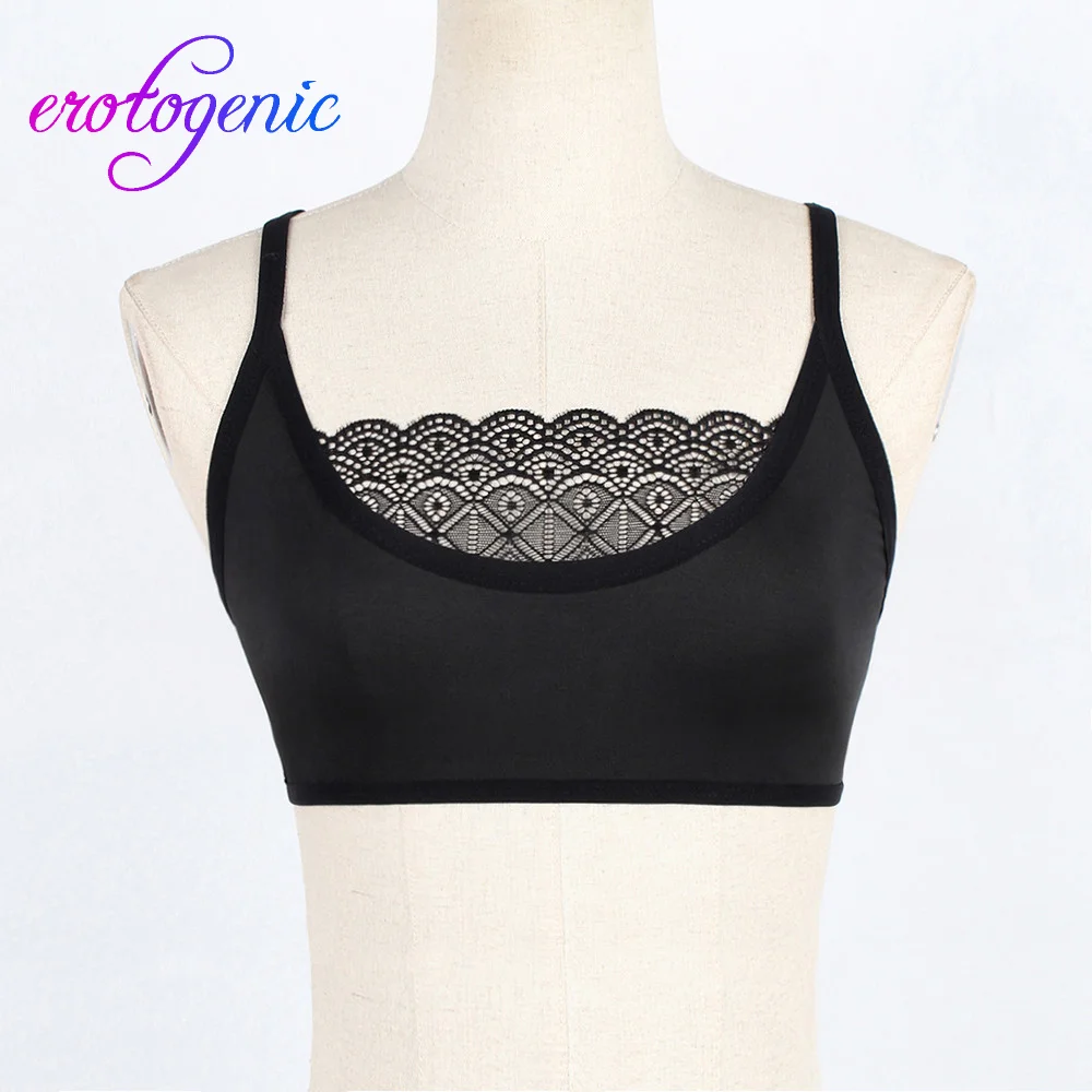 Hot Lingerie Arnes Hombre Sheer Crop Top Sexy Women Elastic Cage Bra Lace Camisole Tank Tops Bustier женское белье |