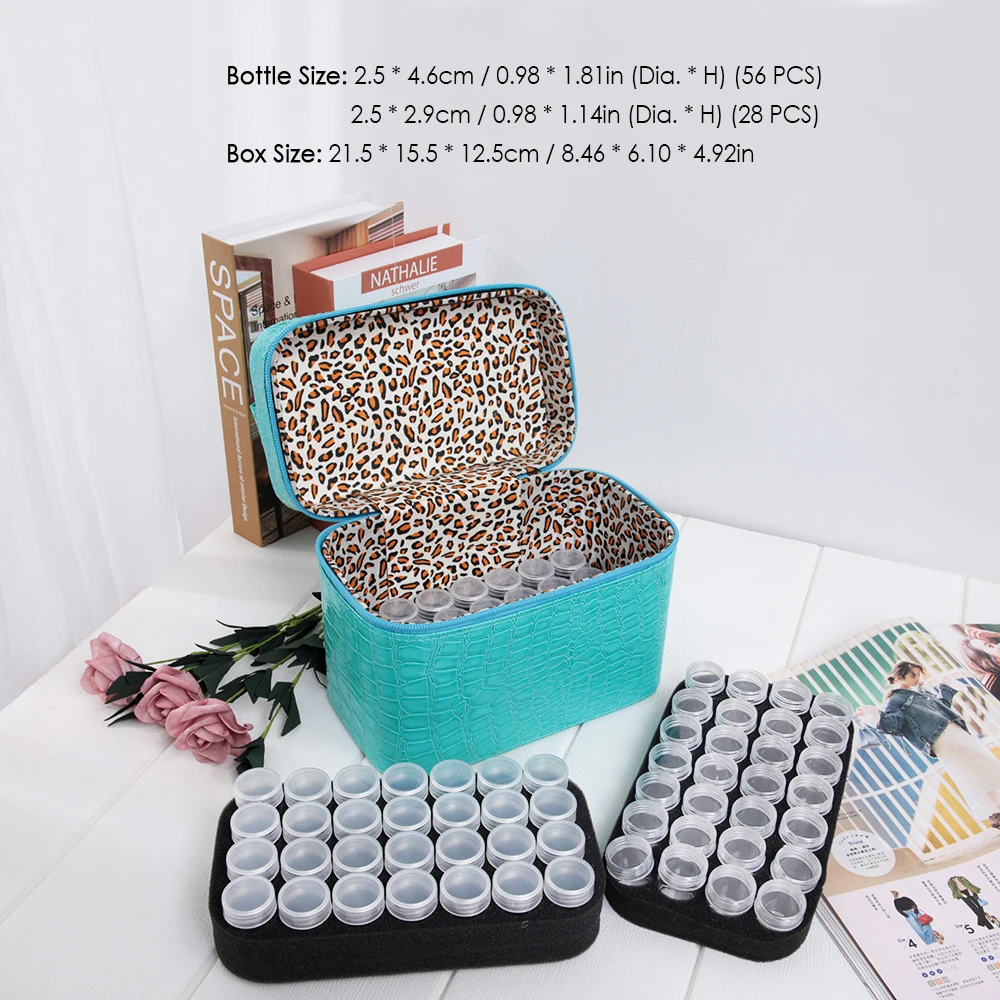 84 слота Алмазная коробка для хранения вышивка стразы аксессуары рисования