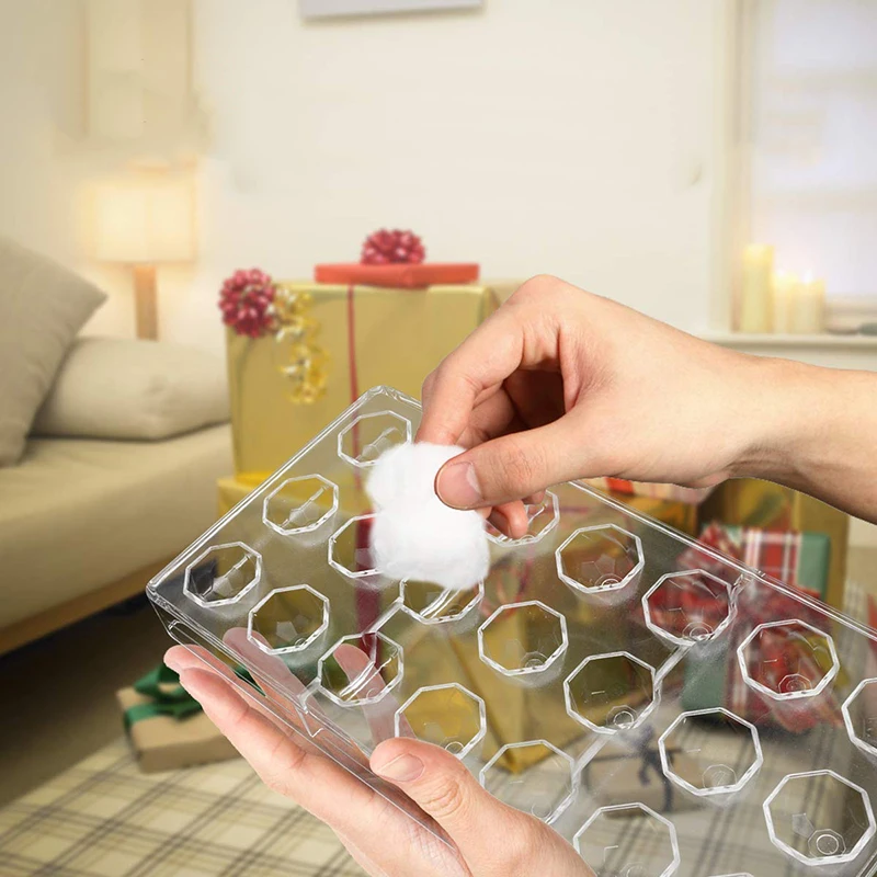 Алмаз Большой размер 21 полость Поликарбонат прозрачный материал поликарбонат