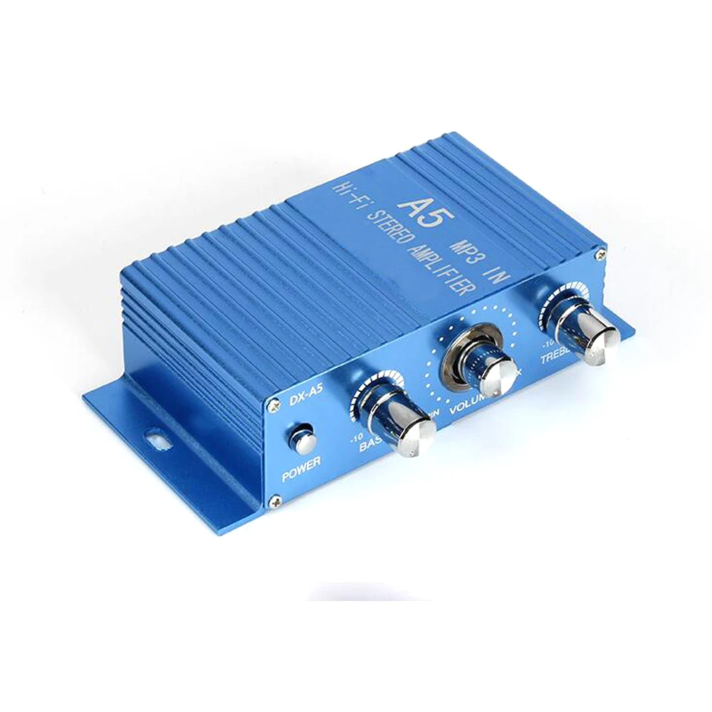 HIFI мини усилитель мощности DC12V 2 0 канальный автомобильный компьютерный динамик DIY