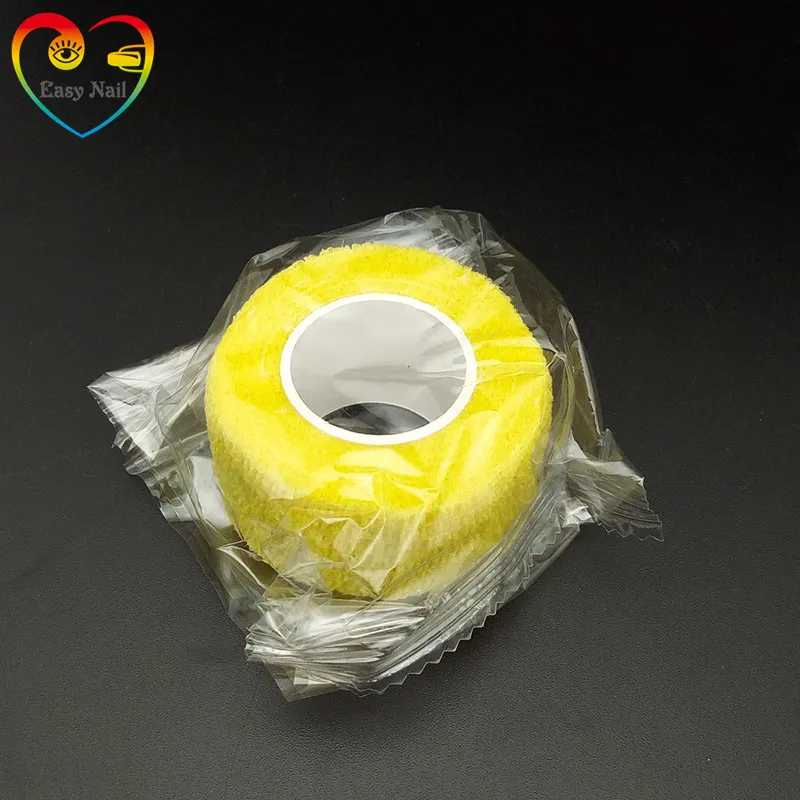 EasyNail 1 Roll 2.5cmx4.5m coban latex free nonwoven elastic self adhesive adherent cohesive Wrap Finger Bandage tender Tape