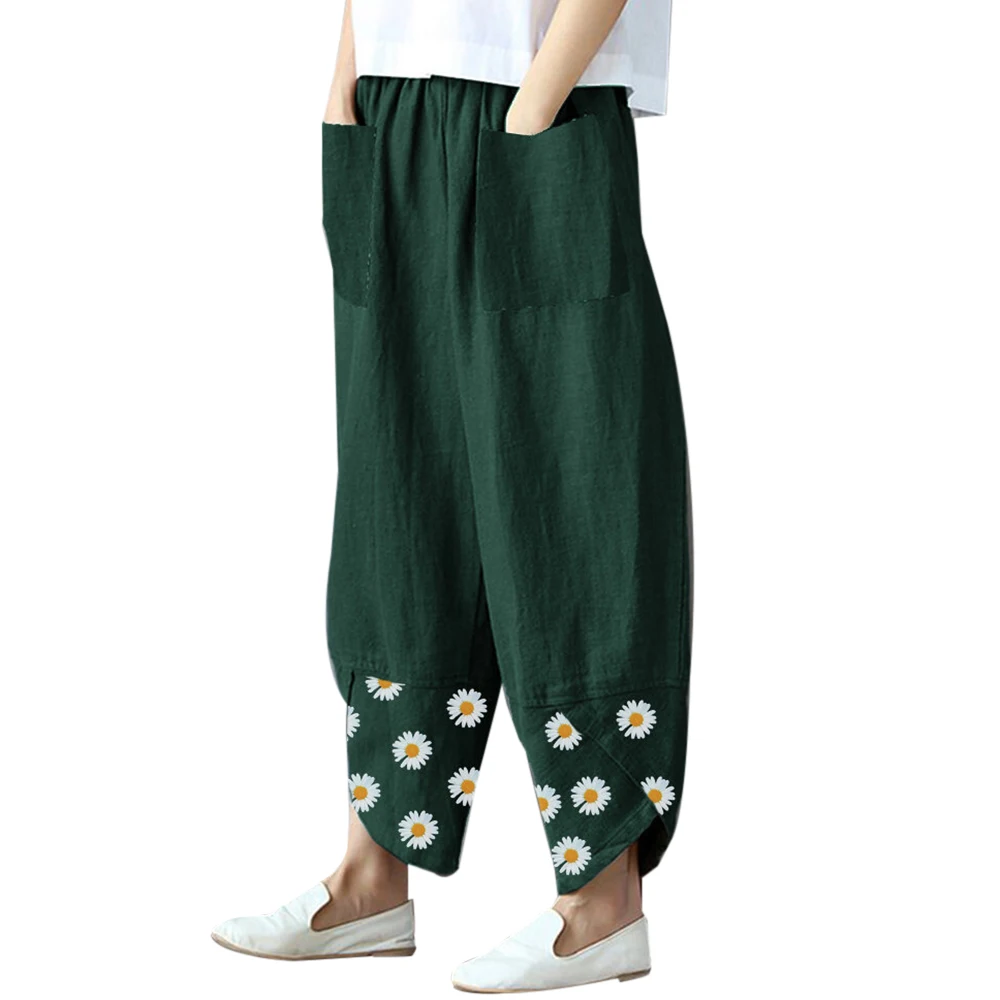 Для женщин Повседневное брюки женские Женская одежда длинные штаны с эластичной