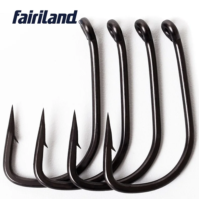 250 шт. PTFE бронзовых морских рыболовных крючков TFSH B с бородкой и 2 #4 #6 #8 #10 #