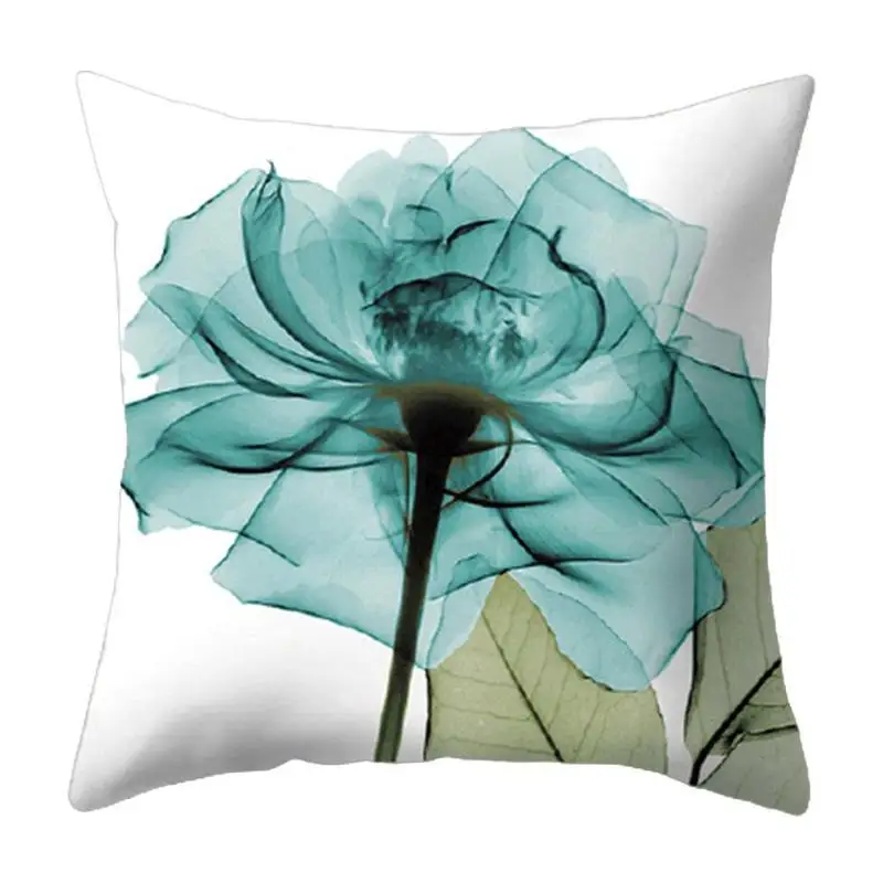 

45*45cm Single-sided Peach Skin Floral Pattern Decorative Pillowcase Polyester Simple Fashion Items Domestic Hot Sale