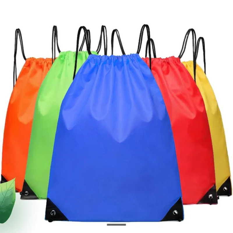 

Portable Drawstring Bag Oxford Students Backpack Waterproof Sports Riding Backpack Gym Drawstring Fishing bag Organizer Pack