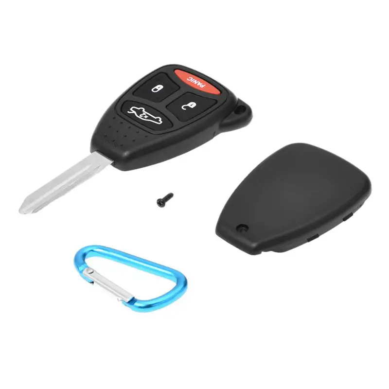 4 кнопки Замена дистанционного ключа Fob чехол в виде ракушки брелок для Chrysler Jeep Dodge