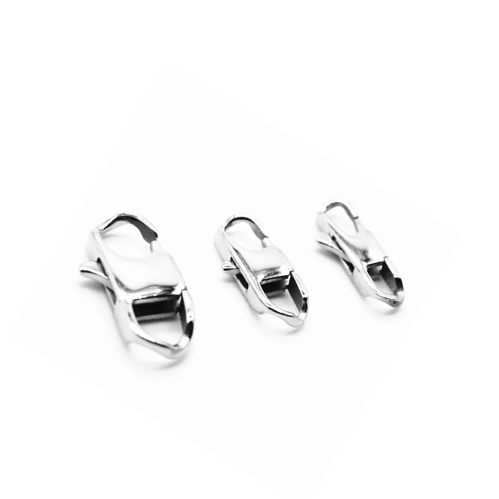 

16mm 22mm 26mm 32mm Strong Solid Stainless Steel Lobster Clasp DIY Necklace Bracelet Jewelry
