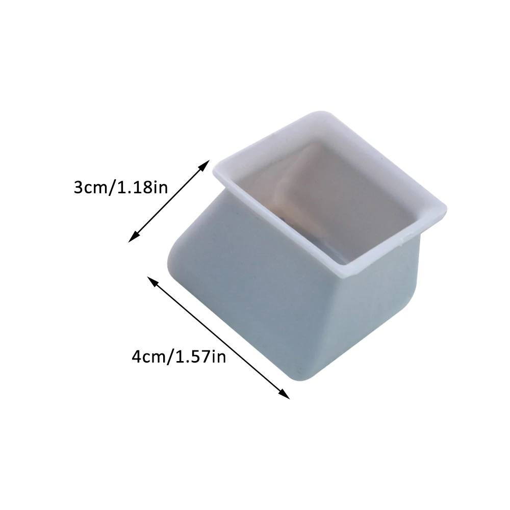 

4pcs Silicone Chair Table Foot Cover Protector Round/Square Non-Slip Leg Caps Bottom Corner For Chair Leg Floor Protection