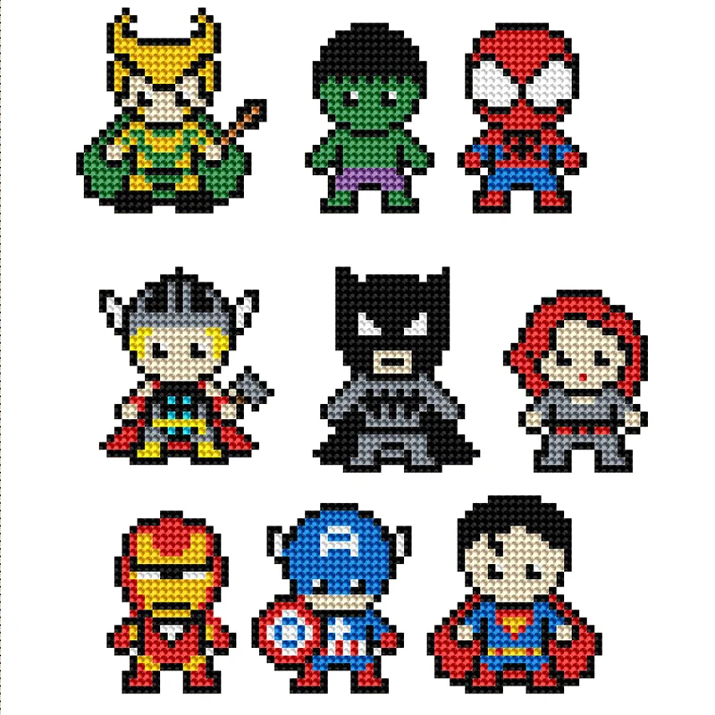 

Novice Children's Anime Cartoon Diamond Stickers 5D DIY Diamond Painting Embroidery kit Rhinestone Art Sticker For Kids Toy Gift