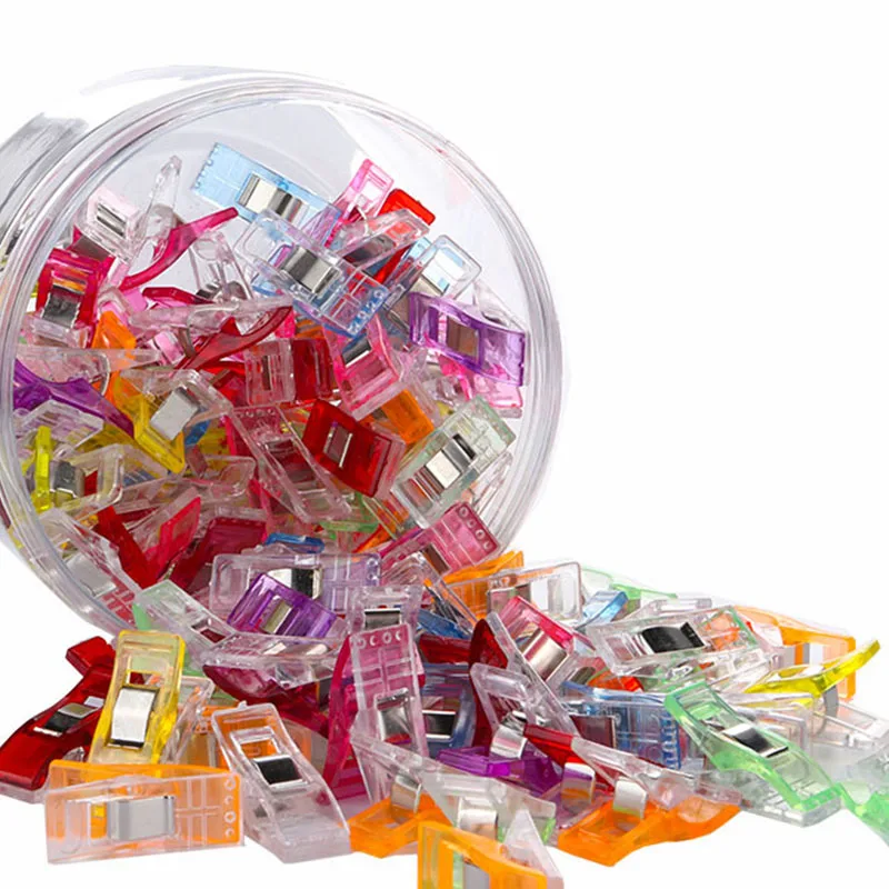 10 шт. разноцветные пластиковые зажимы для шитья | Дом и сад