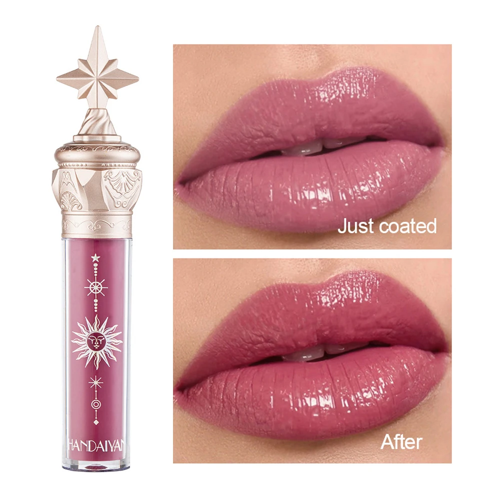 

Plumper Lip Gloss Shimmer Lips Makeup Waterproof Glossy Mirror Lip Tint Cosmetic Moisturizing Long Lasting Nude Liquid Lipstick
