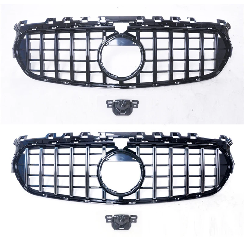 

Car styling Middle grille Diamond Silver Black front bumper Center Grille for Mercedes-Benz B-class W247 B180 B200 B260 2020