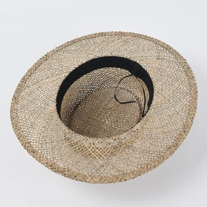 

SHALUOTAOTAO Panama Ladies Cap Trend Summer New Bucket Hats For Women's Fashion Decoration Sun Protection Sunhat Beach Hat