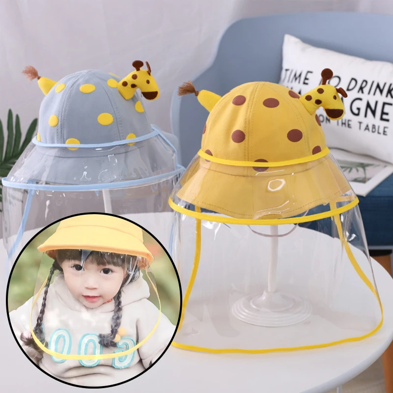 

Новые детские защитный шлем летнее платье для маленьких девочек, шапка на открытом воздухе с защитой от УФ лучей пыли шляпу дышащие складны...