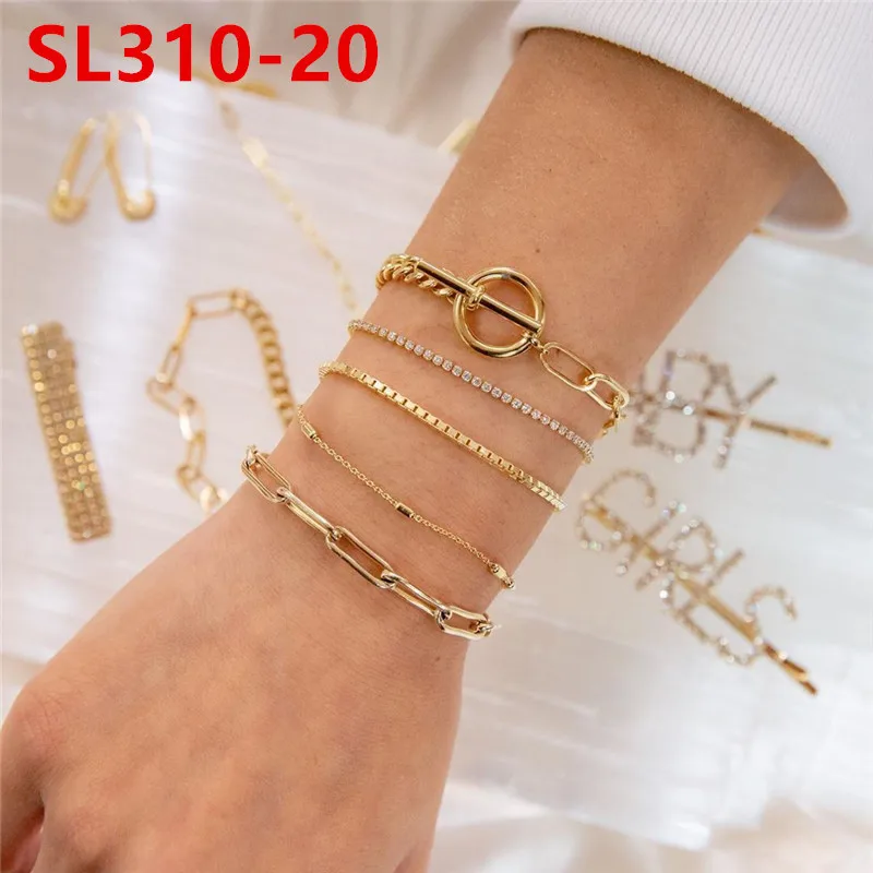 20 стилей простой геометрический жемчужный браслет с индивидуальным