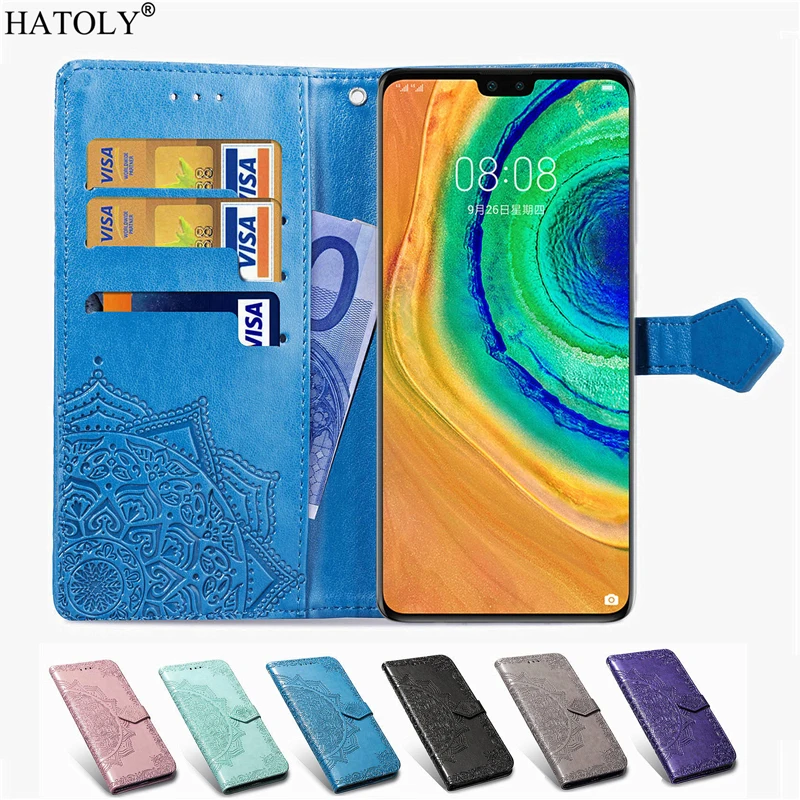 

Чехол для Huawei Mate 30 Pro, силиконовый роскошный кожаный чехол-Бумажник для телефона Huawei Mate 30, чехол-книжка с подставкой для Huawei Mate 30 Pro