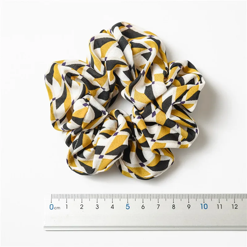 Новинка женские тканевые резинки для волос в клетку держатель хвоста мягкие