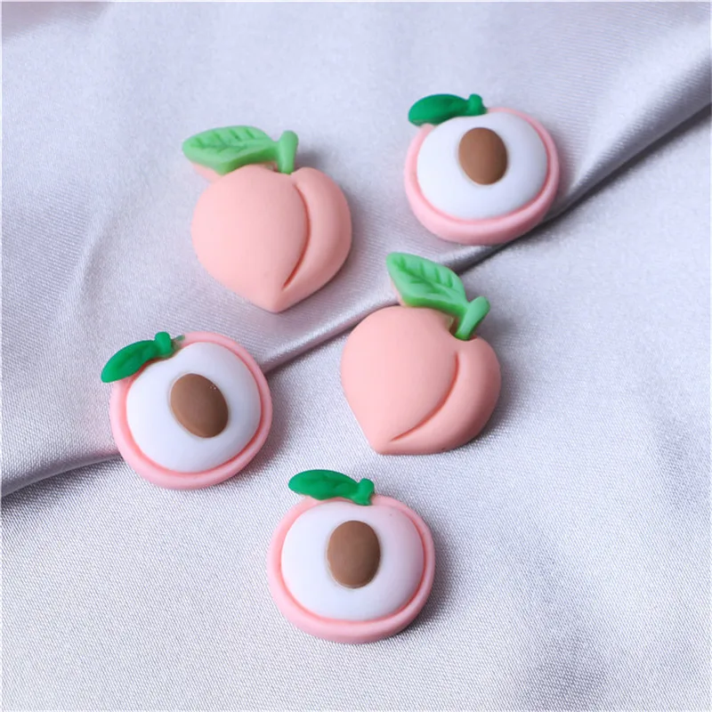 

Julie Wang 20 шт. подвески из смолы-Персики с плоским основанием смешанные искусственные подвески в виде фруктов ювелирные изделия Аксессуары де...