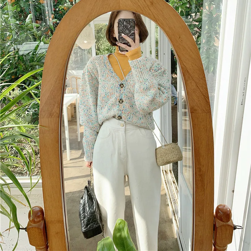 

White Denim Women Pants High Waist Vintage Korean Style Ropa Mujer Autumn Ankle-length Pantalon Femme Fashion